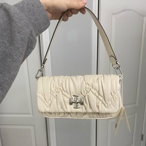 New Tory Burch Kira Ruched Crossbody Bag